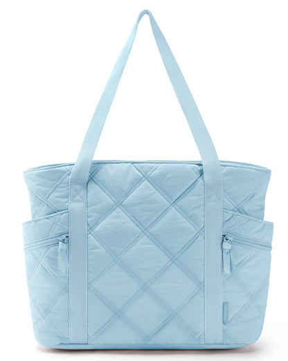 BAGSMART – Sac Cabas Matelassé pour Femme
Style Puffer avec Fermeture Zippée