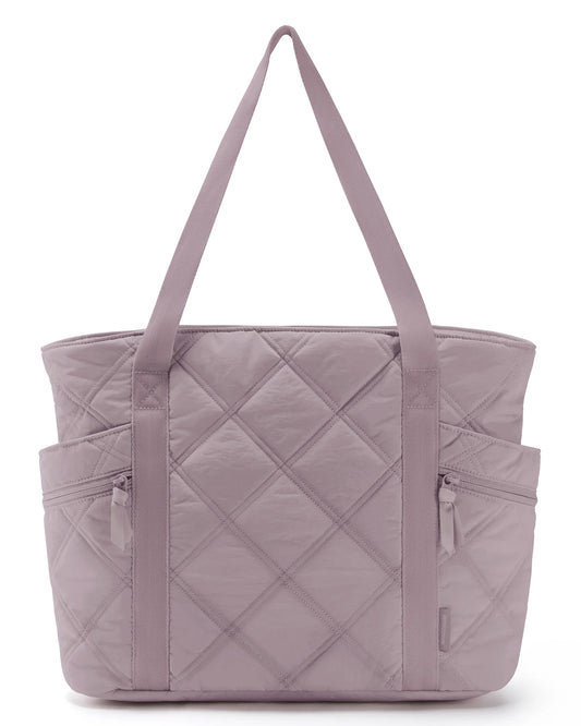 BAGSMART – Sac Cabas Matelassé pour Femme
Style Puffer avec Fermeture Zippée